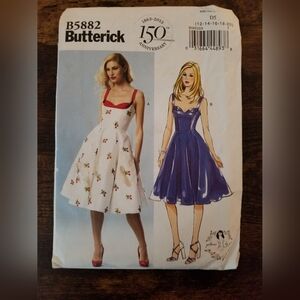 Butterick Pattern Women's Dress B5882 150th Anniversary 2013